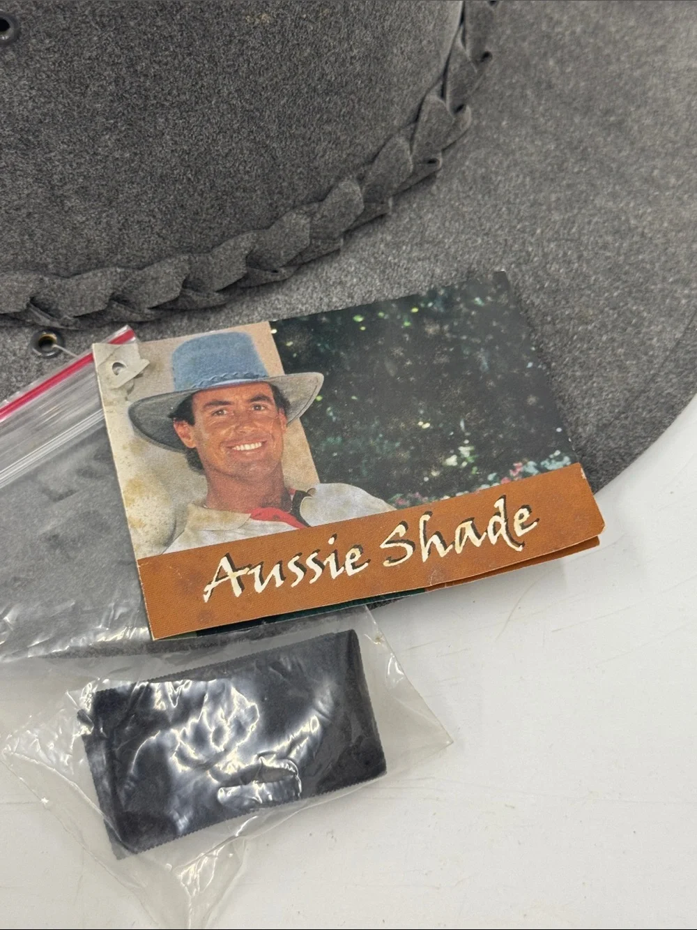 Vintage Aussie Shade Grey Outback Hat Size Medium